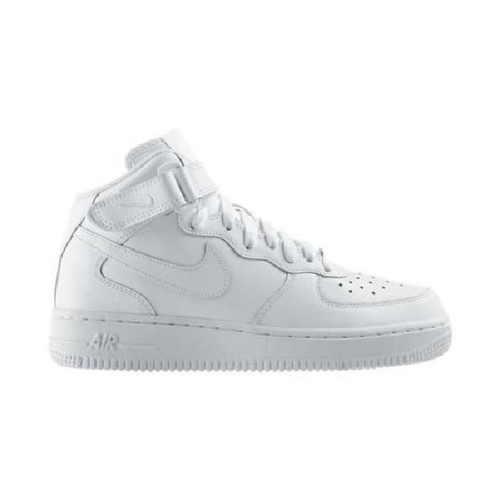 nike air force 1 mid occasion pas cher, BASKET Baskets Nike Air Force 1 Mid Gs Blanc